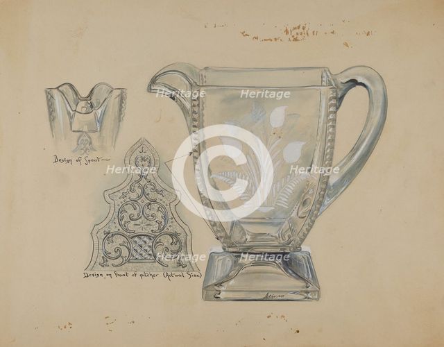 Pitcher, 1937. Creator: Ralph Atkinson.