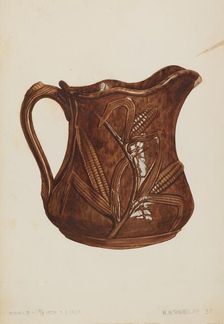Pitcher, 1937. Creator: Wilford H. Shurtliff