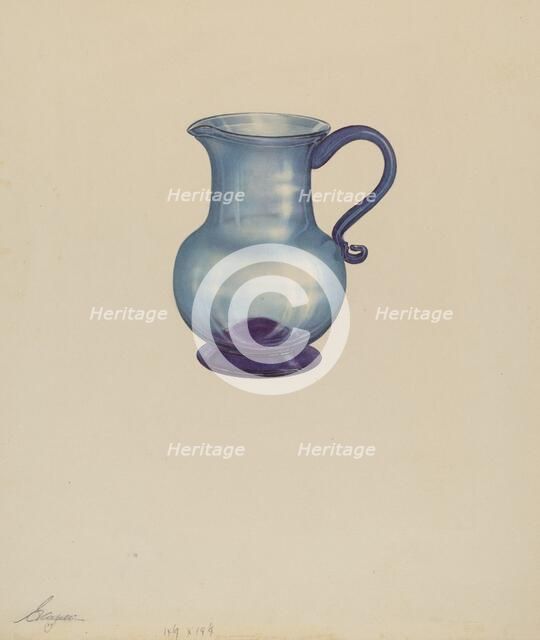 Pitcher, 1938. Creator: Giacinto Capelli.