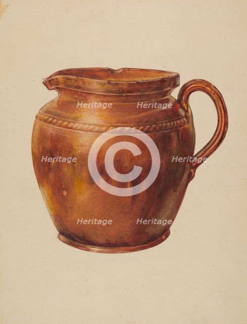 Pitcher, 1938. Creator: Francis Law Durand.