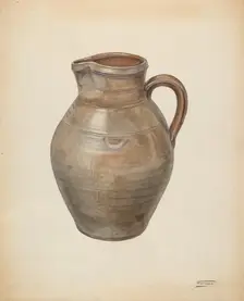 Pitcher, 1938. Creator: Frank Fumagalli