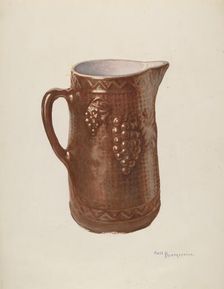 Pitcher, 1940. Creator: Carl Buergerniss