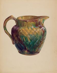 Pitcher, 1943/1945. Creator: Mina Lowry