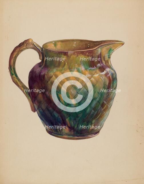 Pitcher, 1943/1945. Creator: Mina Lowry.