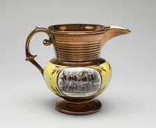 Pitcher, c. 1850. Creator: Unknown