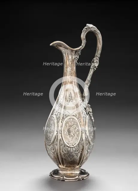 Pitcher, c. 1870-1880. Creator: Elkington & Co. (British).