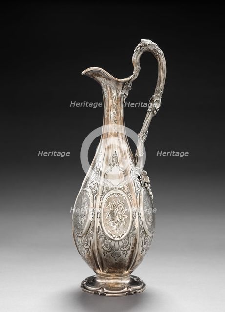 Pitcher, c. 1870-1880. Creator: Elkington & Co. (British).
