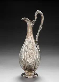 Pitcher, c. 1870-1880. Creator: Elkington & Co. (British)
