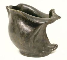 Pitcher, c. 1900. Creator: George E. Ohr (American, 1857-1918)