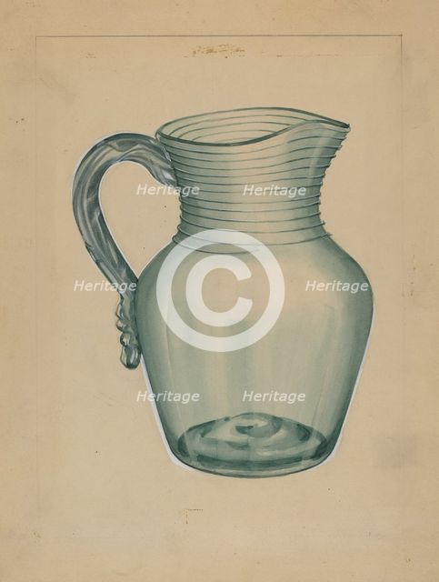 Pitcher, c. 1935. Creator: John Dana.