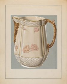 Pitcher, c. 1936. Creator: Unknown