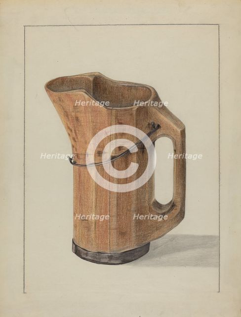Pitcher, c. 1936. Creator: Yolande Delasser.
