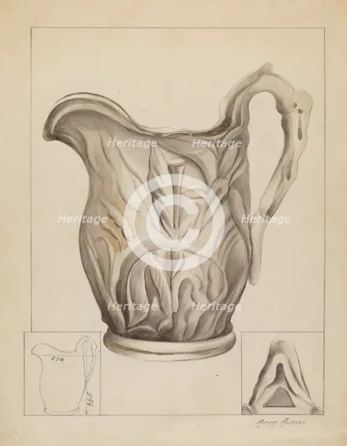 Pitcher, c. 1936. Creator: Anna Aloisi.