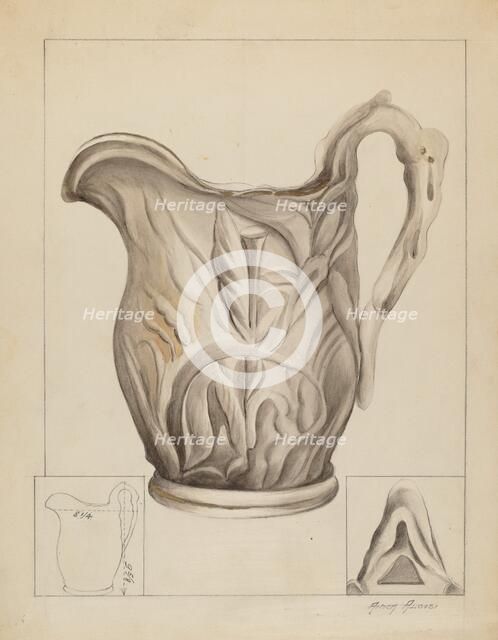 Pitcher, c. 1936. Creator: Anna Aloisi.