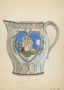 Pitcher, c. 1936. Creator: Barnes