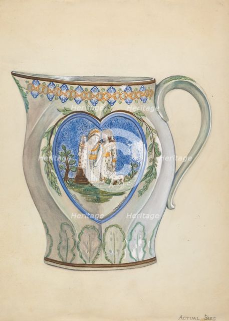 Pitcher, c. 1936. Creator: Barnes.