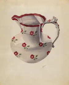 Pitcher, c. 1936. Creator: Edward White