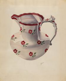 Pitcher, c. 1936. Creator: Edward White