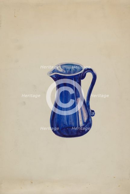 Pitcher, c. 1936. Creator: Ella Josephine Sterling.
