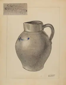 Pitcher, c. 1936. Creator: Frank Fumagalli