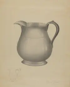 Pitcher, c. 1936. Creator: Henry Granet