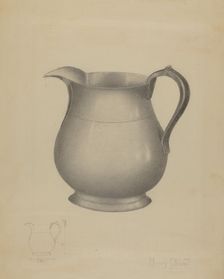 Pitcher, c. 1936. Creator: Henry Granet