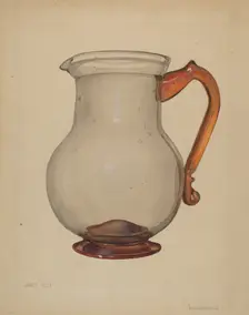 Pitcher, c. 1936. Creator: Janet Riza