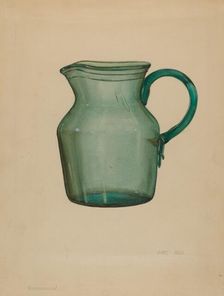 Pitcher, c. 1936. Creator: Janet Riza