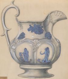Pitcher, c. 1936. Creator: John Cutting