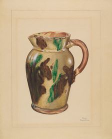 Pitcher, c. 1936. Creator: John Tarantino