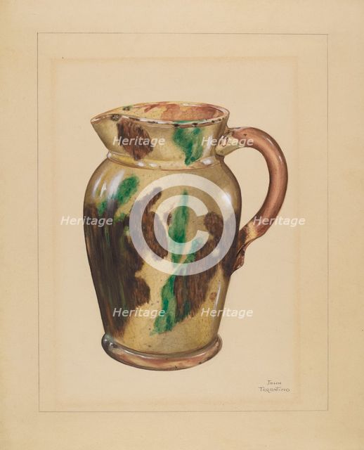 Pitcher, c. 1936. Creator: John Tarantino.