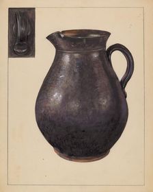 Pitcher, c. 1936. Creator: Mina Lowry