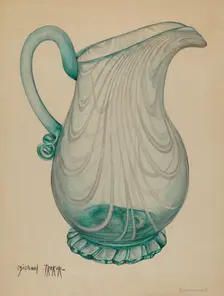 Pitcher, c. 1936. Creator: Michael Trekur