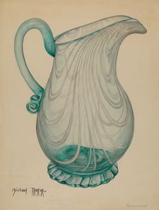 Pitcher, c. 1936. Creator: Michael Trekur