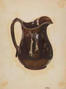Pitcher, c. 1936. Creator: Ralph Atkinson
