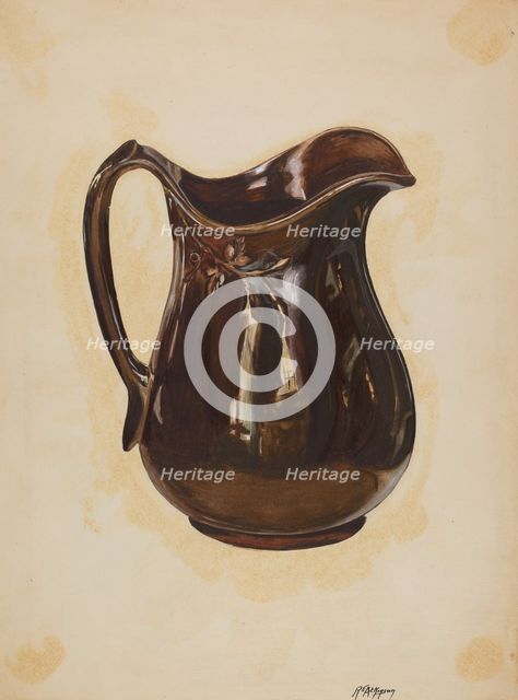 Pitcher, c. 1936. Creator: Ralph Atkinson.