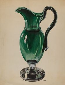 Pitcher, c. 1936. Creator: Robert Stewart