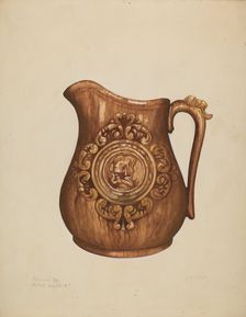Pitcher, c. 1936. Creator: Samuel O. Klein