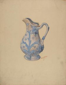 Pitcher, c. 1937. Creator: William L Antrim