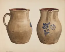 Pitcher, c. 1937. Creator: Yolande Delasser