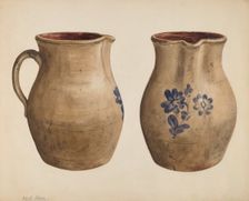 Pitcher, c. 1937. Creator: Yolande Delasser