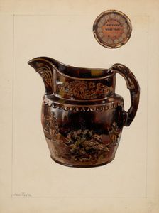 Pitcher, c. 1937. Creator: Charles Caseau