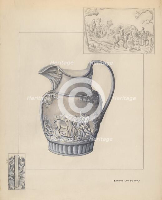 Pitcher, c. 1937. Creator: Francis Law Durand.