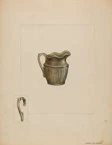 Pitcher, c. 1937. Creator: Francis Law Durand