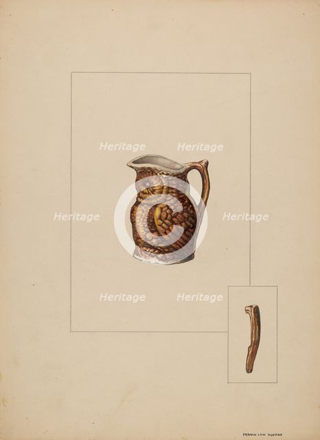 Pitcher, c. 1937. Creator: Francis Law Durand.