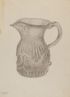 Pitcher, c. 1937. Creator: Frank Fumagalli