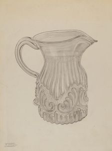 Pitcher, c. 1937. Creator: Frank Fumagalli