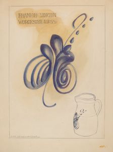 Pitcher, c. 1937. Creator: George Loughridge