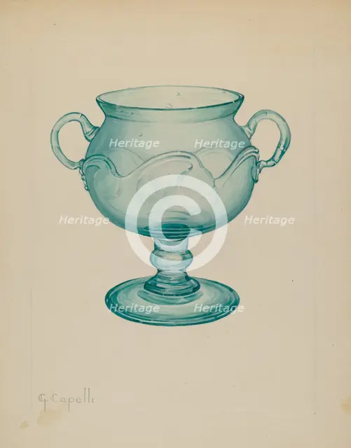 Pitcher, c. 1937. Creator: Giacinto Capelli.