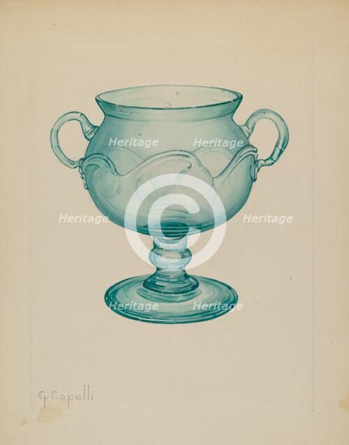 Pitcher, c. 1937. Creator: Giacinto Capelli.